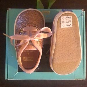Kate Spade keds glitter rose gold